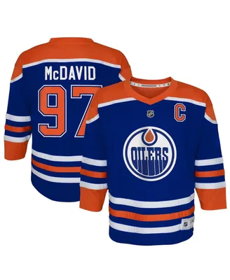 Toddler Boys and Girls Connor McDavid Royal Edmonton Oilers Home Replica Player Jersey