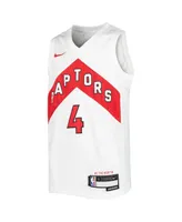 Big Boys Nike Scottie Barnes White Toronto Raptors 2021/22 Swingman Player Jersey - Association Edition