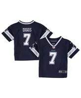 Infant Boys and Girls Nike Trevon Diggs Navy Dallas Cowboys Game Jersey