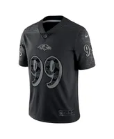 Men's Nike Odafe Oweh Black Baltimore Ravens Rflctv Limited Jersey