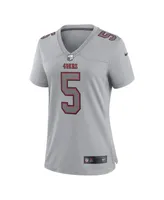 Women's Nike Trey Lance Gray San Francisco 49ers Atmosphere Fashion Game Jersey