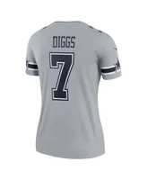 Women's Nike Trevon Diggs Silver Dallas Cowboys Inverted Legend Jersey
