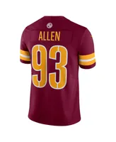 Men's Nike Jonathan Allen Burgundy Washington Commanders Vapor Limited Jersey