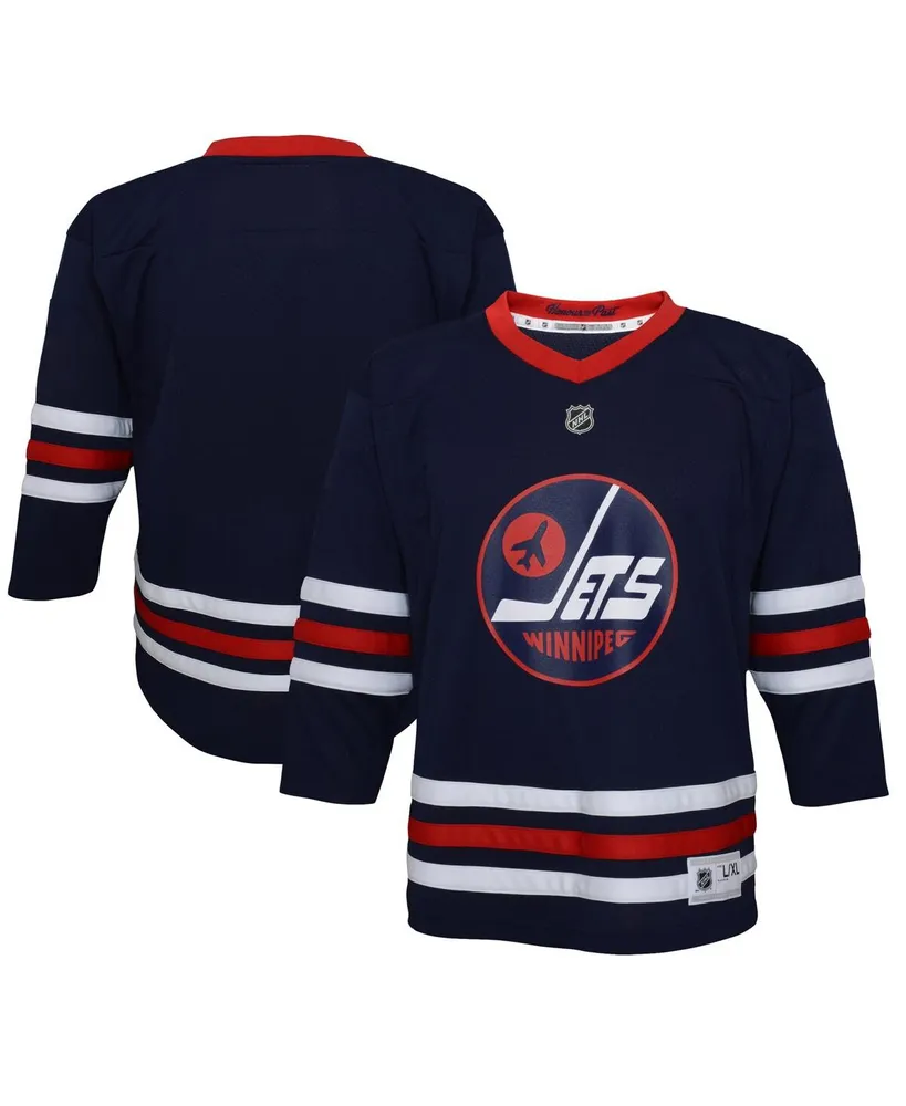 Preschool Boys and Girls Navy Winnipeg Jets 2021/22 Alternate Replica Jersey