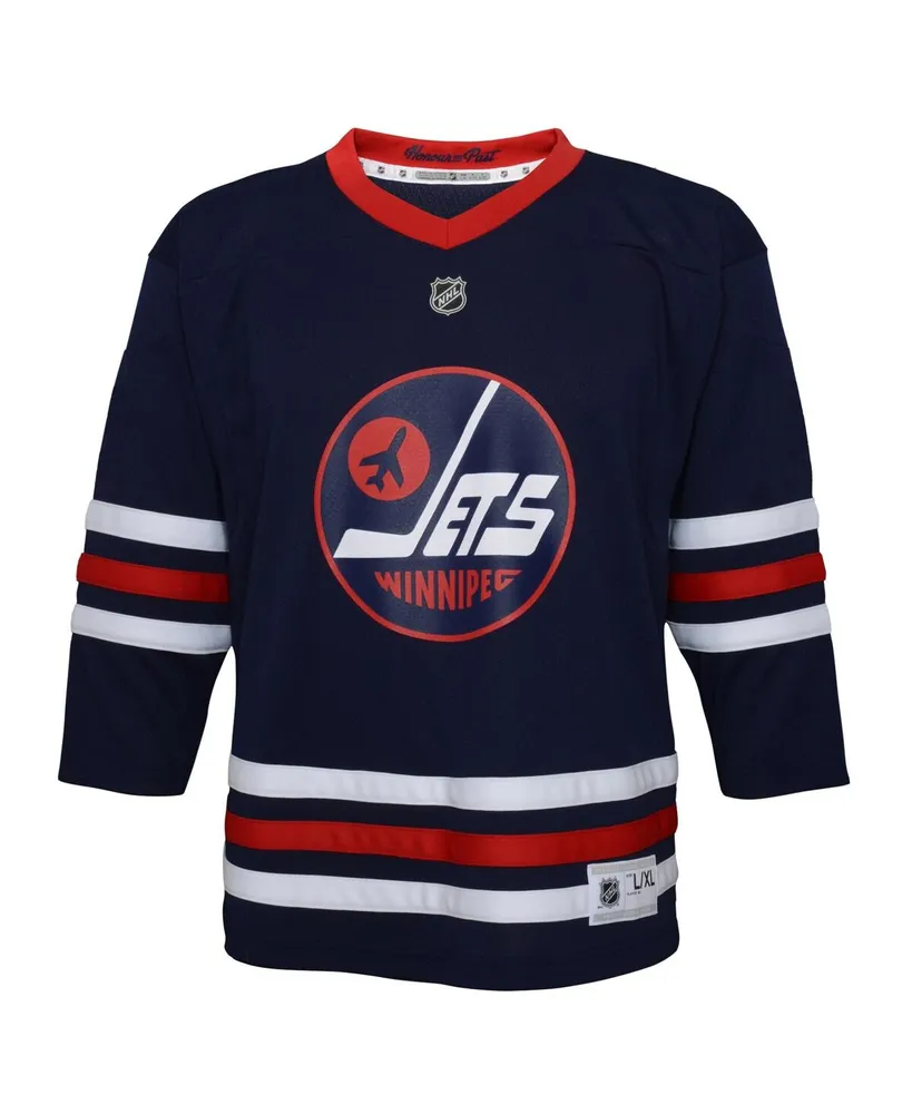 Preschool Boys and Girls Navy Winnipeg Jets 2021/22 Alternate Replica Jersey