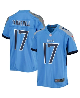 Nike Big Boys Ryan Tannehill Light Tennessee Titans Game Jersey