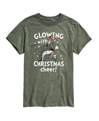 Airwaves Men's Dr. Seuss Cat Hat Christmas Cheer Graphic T-shirt