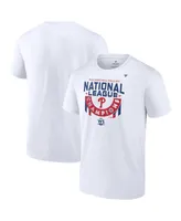 Men's Fanatics White Philadelphia Phillies 2022 National League Champions Locker Room Big and Tall T-shirt