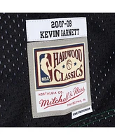 Men's Mitchell & Ness Kevin Garnett Black, Kelly Green Boston Celtics Hardwood Classics 2007-08 Split Swingman Jersey