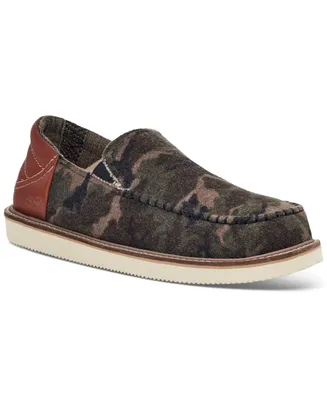 Sanuk Men's Cozy Vibe Low Sm Camouflage Collapsible Heel Slippers