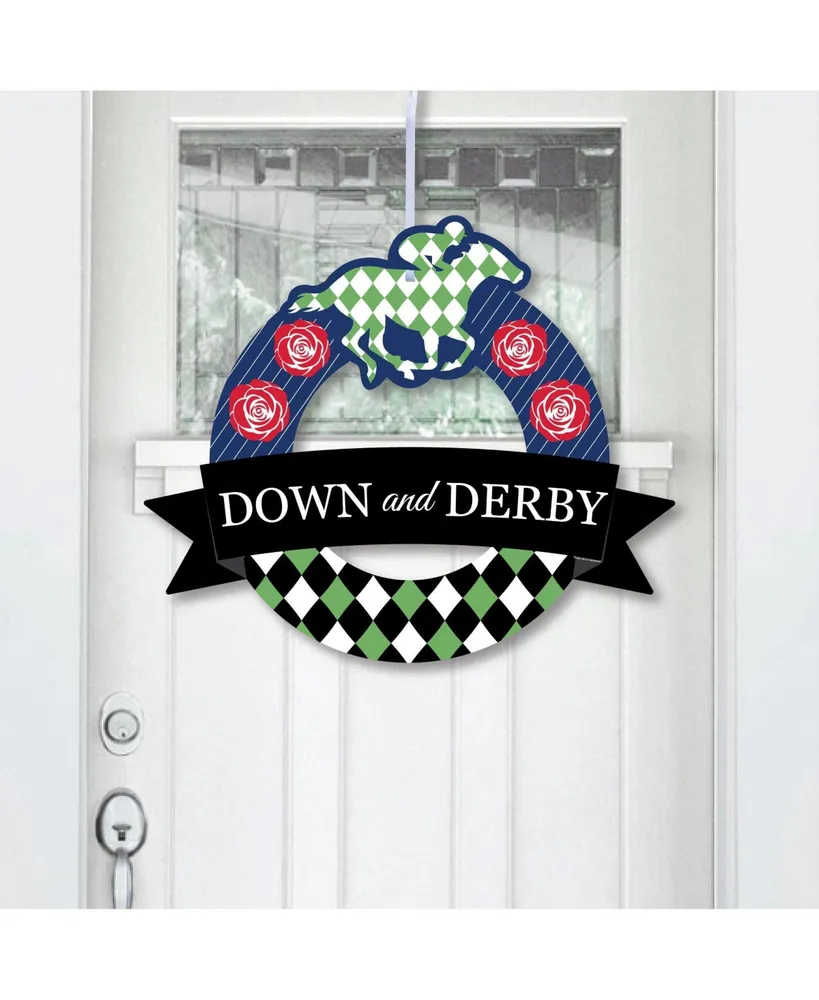 Kentucky Derby Decorations Backdrop Banner Horse Racing Decoration Run for  Th