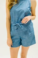 Hope & Henry Women's Halter Romper