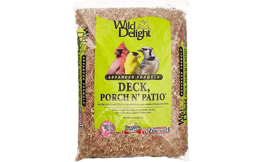 Wild Delight Advanced Formula Deck Porch N Patio Bird Seed - 20lb Bag