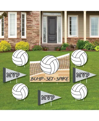 Bump, Set, Spike - Volleyball - Lawn Decor - Party Yard Signs - Set of 8