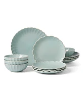 Lenox French Perle Scallop 12 Pc. Dinnerware Set, Service for 4