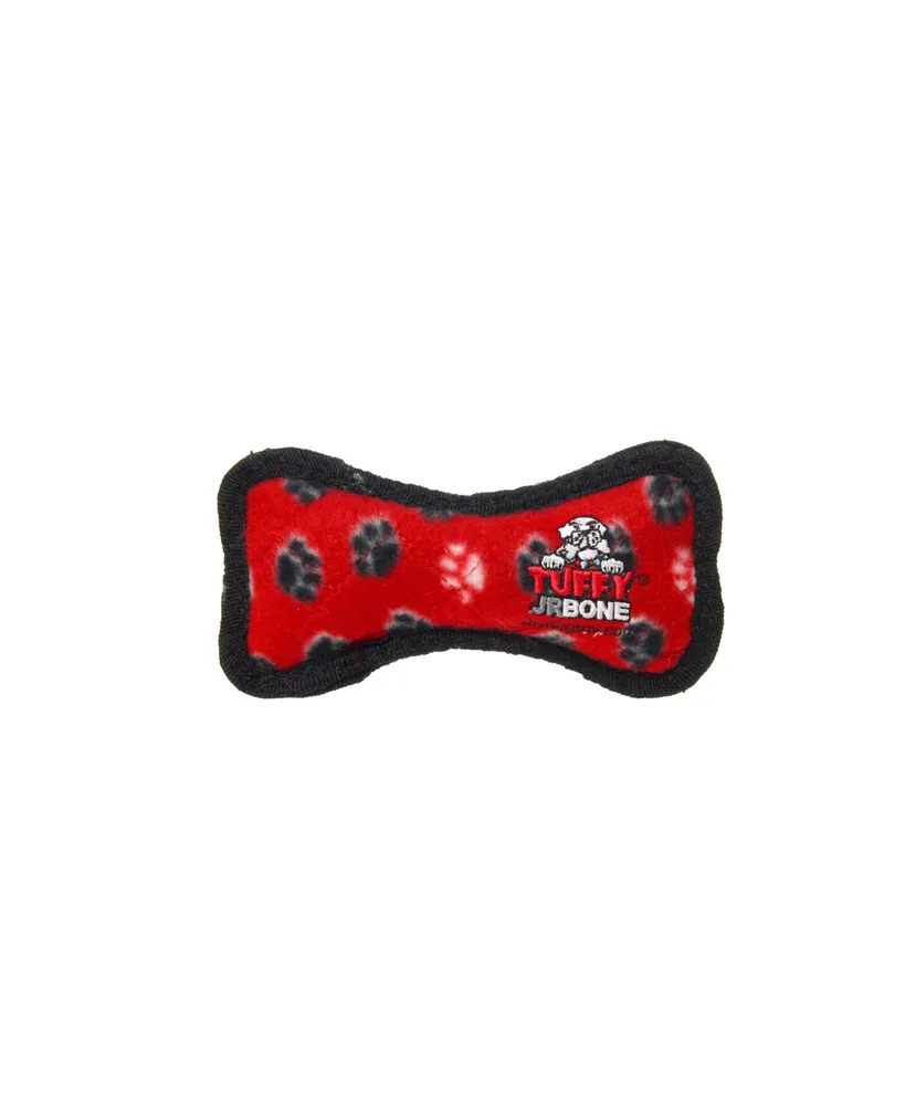 Tuffy Jr Bone Red Paw, Dog Toy