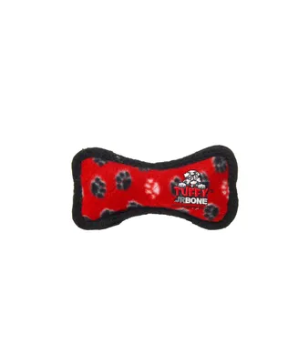 Tuffy Jr Bone Red Paw, Dog Toy