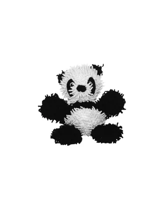 Mighty Jr Microfiber Ball Panda, Dog Toy
