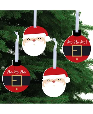Jolly Santa Claus - Christmas Party Decor - Christmas Tree Ornaments - Set of 12