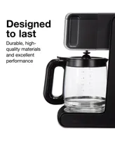 Proctor Silex Frontfill Programmable Coffee Maker - Black and Silver
