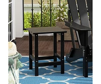 All-Weather Outdoor Patio Poly Adirondack Side Table