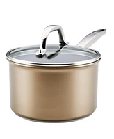 Anolon Ascend Hard Anodized Aluminum Non-Stick 3-Quart Saucepan with Lid