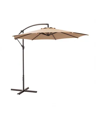 WestinTrends 10 Ft Outdoor Patio Cantilever Offset Umbrella