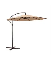 WestinTrends 10 Ft Outdoor Patio Cantilever Offset Umbrella