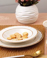 Lorren Home Trends 20 Piece Service for 4 Dinnerware Set