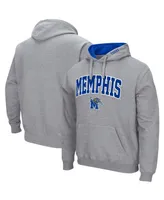 Men's Colosseum Memphis Tigers Arch and Logo Pullover Hoodie