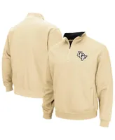 Men's Colosseum Gold Ucf Knights Tortugas Quarter-Zip Sweatshirt