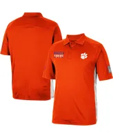 Men's Colosseum Orange Clemson Tigers Oht Military-Inspired Appreciation Snow Camo Polo Shirt