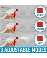 Zulay Kitchen 4 Pc. Cleaning Spray Bottles With Adjustable Nozzle & Spring Loaded Trigger