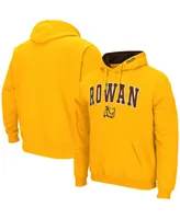 Men's Colosseum Gold Rowan Profs Arch & Logo Pullover Hoodie