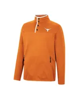 Men's Colosseum Texas Orange Longhorns Rebound Quarter-Snap Jacket