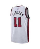 Men's and Women's Nike Demar Derozan White Chicago Bulls 2022/23 City Edition Swingman Jersey