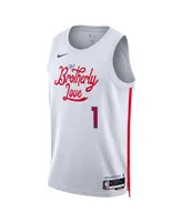 Men's and Women's Nike James Harden White Philadelphia 76ers 2022/23 City Edition Swingman Jersey