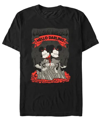 Fifth Sun Men's Mickey Classic Hello Darling Short Sleeves T-shirt