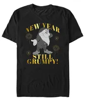 Fifth Sun Men's Disney Princesses New Year Still Grumpy Short Sleeves T-shirt