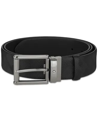 Montblanc Men's Pin-Buckle Leather Belt