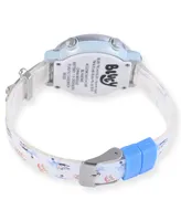 Bluey Unisex White Silicone Strap Led Touchscreen Watch
