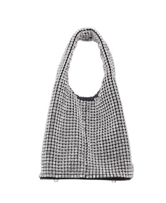 Nina Women's All Over Crystal Satchel Bag