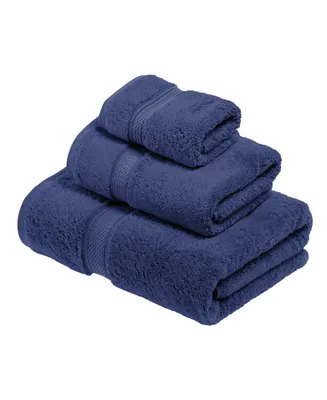 Superior Highly Absorbent Egyptian Cotton 3-Piece Ultra Plush Solid Assorted Towel Set