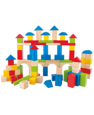 Hape Natural and Color Maple Blocks