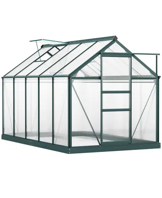 Outsunny Outdoor Backyard Plant Greenhouse/Hot House w/ Rooftop Vent & Walls
