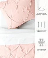 Home Collection Premium Ultra Soft Piece Pinch Pleat Duvet Cover Set