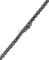 Black Diamond 20" Statement Necklace (10 ct. t.w.) in Sterling Silver