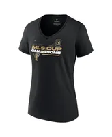 Women's Fanatics Black Lafc 2022 Mls Cup Champions Locker Room V-Neck T-shirt