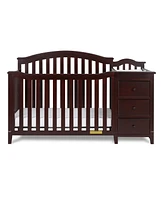 Afg Baby Furniture 46" Wooden Kali Ii 4 1 Convertible Crib and Changer