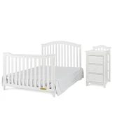 Afg Baby Furniture 46" Wooden Kali Ii 4 in 1 Convertible Crib and Changer